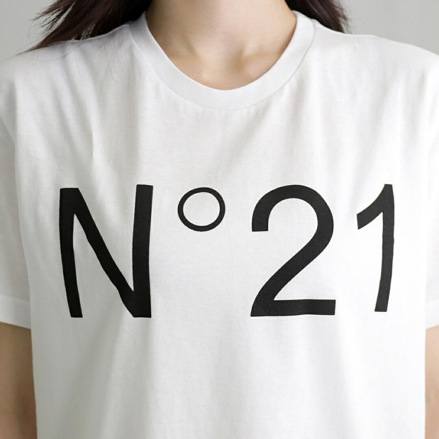 N°21（ヌメロヴェントゥーノ） 【並行輸入品】 レディース ロゴTシャツ