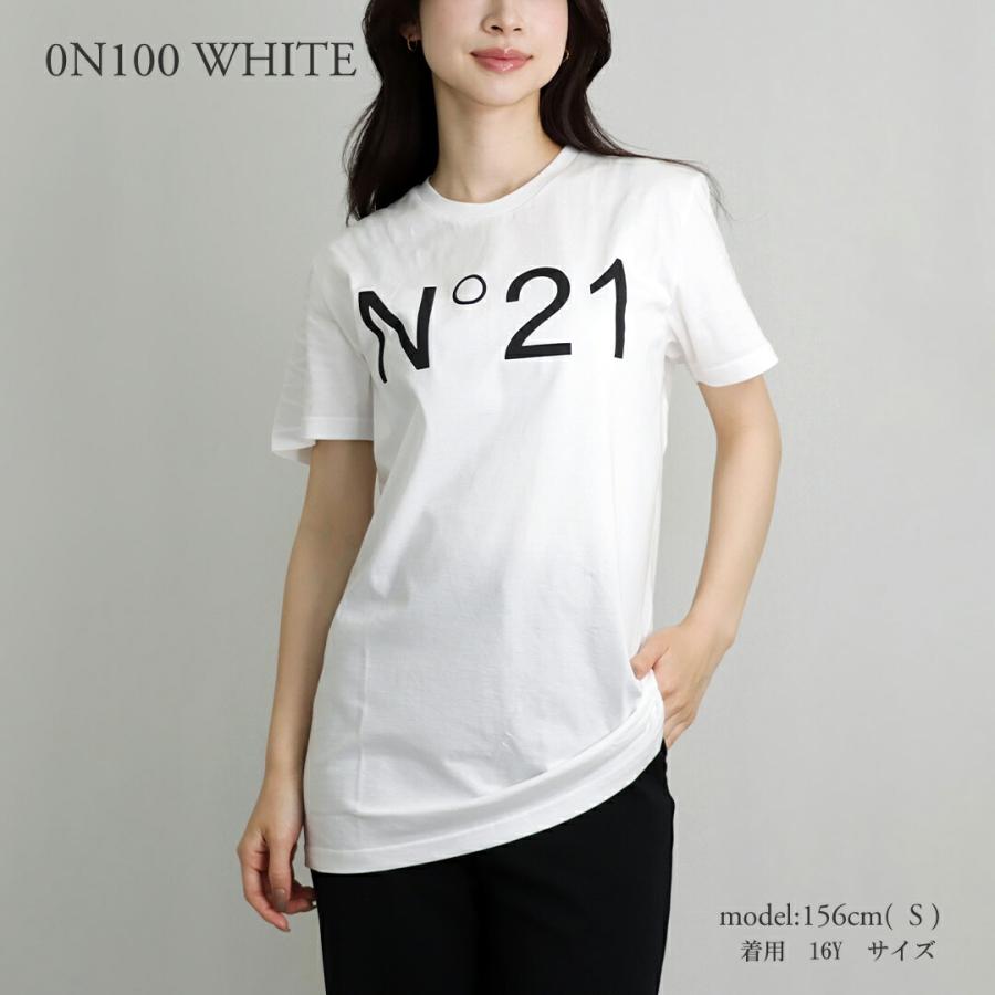N°21（ヌメロヴェントゥーノ） 【並行輸入品】 レディース ロゴTシャツ