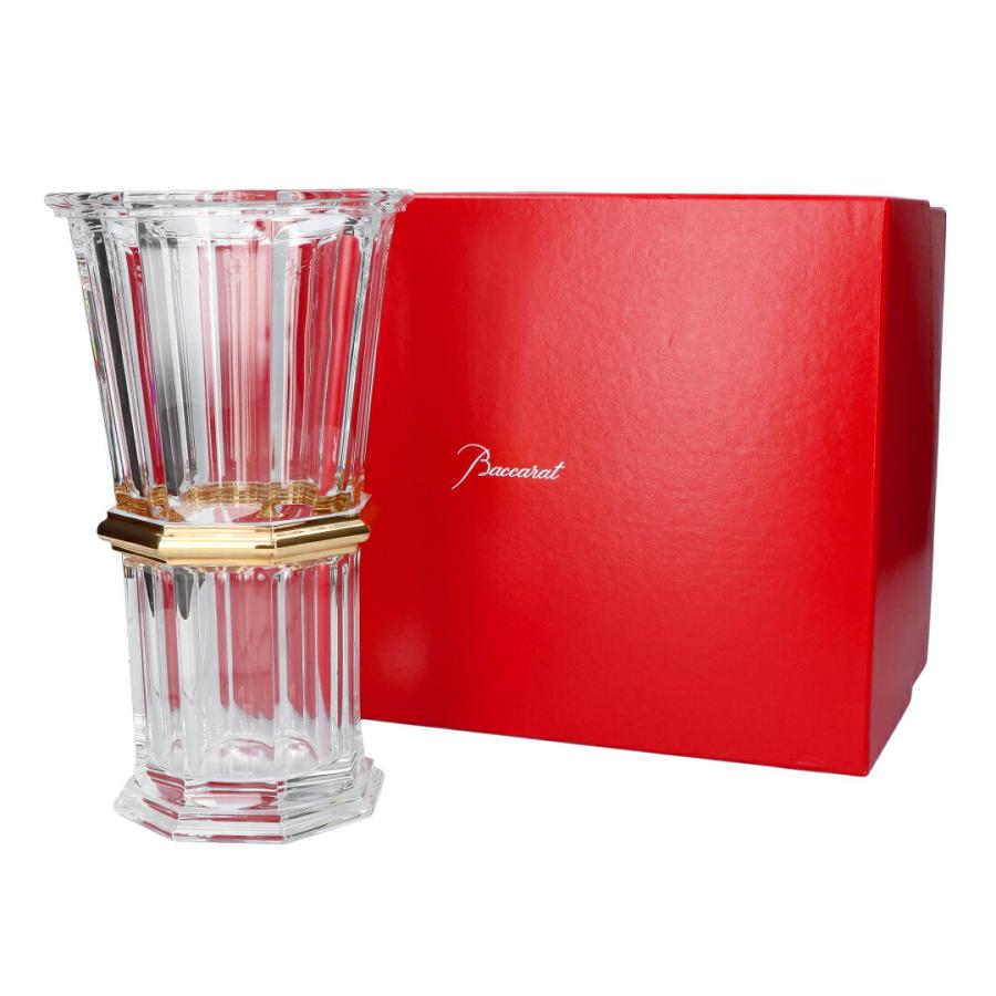 【並行輸入品】 バカラ BACCARAT 花瓶 ベース フラワーベース クリスタル HARCOURT GOLD STRAIGHT VASE アルクールストレートベース 2814497 | バカラ | 03