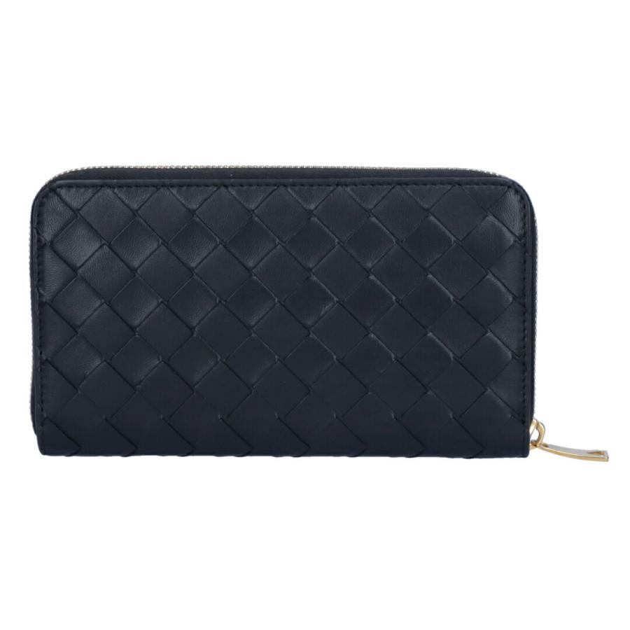 【お取り寄せ】 【並行輸入品】 ボッテガヴェネタ BOTTEGA VENETA 長財布 イントレチャート 608053 VCPP2 ブラック(8425 BLACK-GOLD)の画像