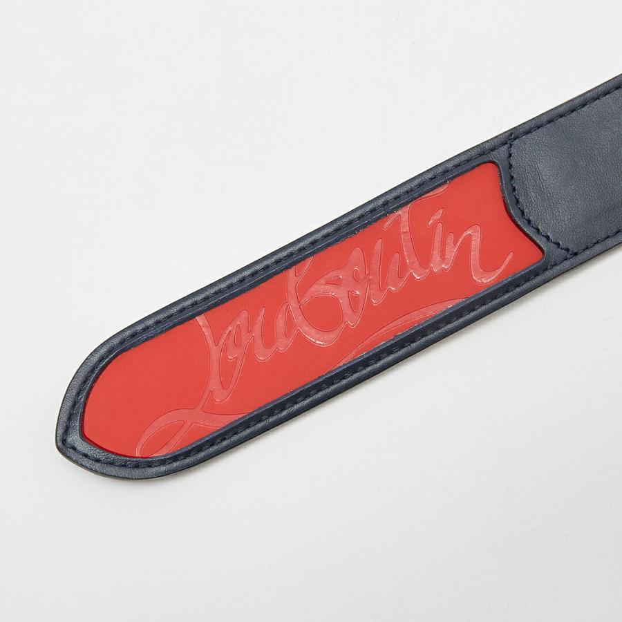 クリスチャンルブタン CHRISTIAN LOUBOUTIN ベルト 【LOUBI BELT】 1205178 ネイビー系(U842 NAVY)｜e-cross｜02