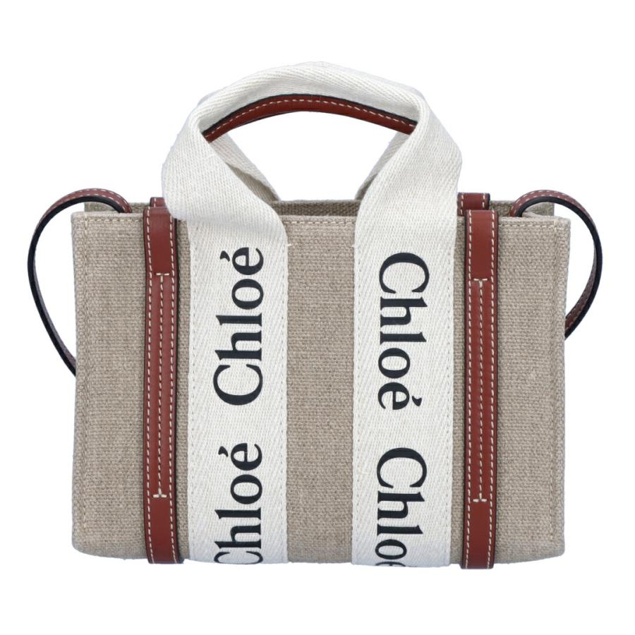 【国内即発】CHLOE Ｗoody ミニトートバッグ CHC22AP237I26 90U Chloe クロエ CHLOE 2WAYバッグ MINI TOTE ミニトート WOODY