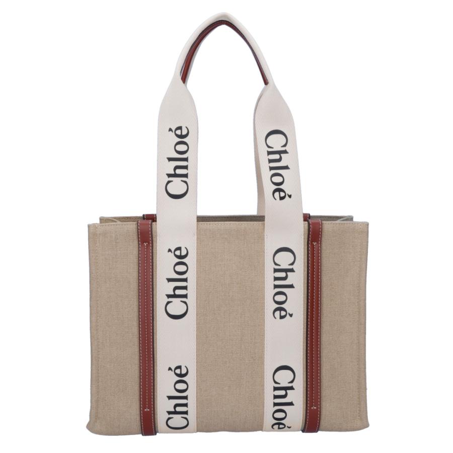 Chloe（クロエ） 【並行輸入品】 トートバッグ WOODY ミディアムトート 