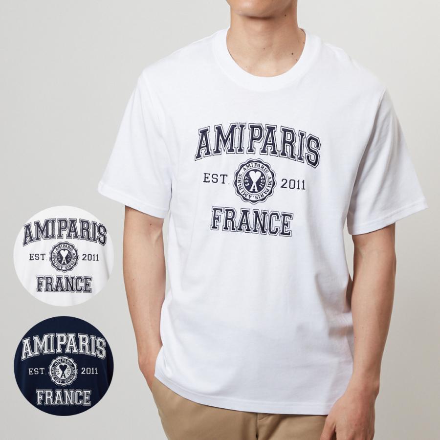 アミパリス AMI PARIS メンズ Tシャツ HTS008.726 FRANCE :43664559:e
