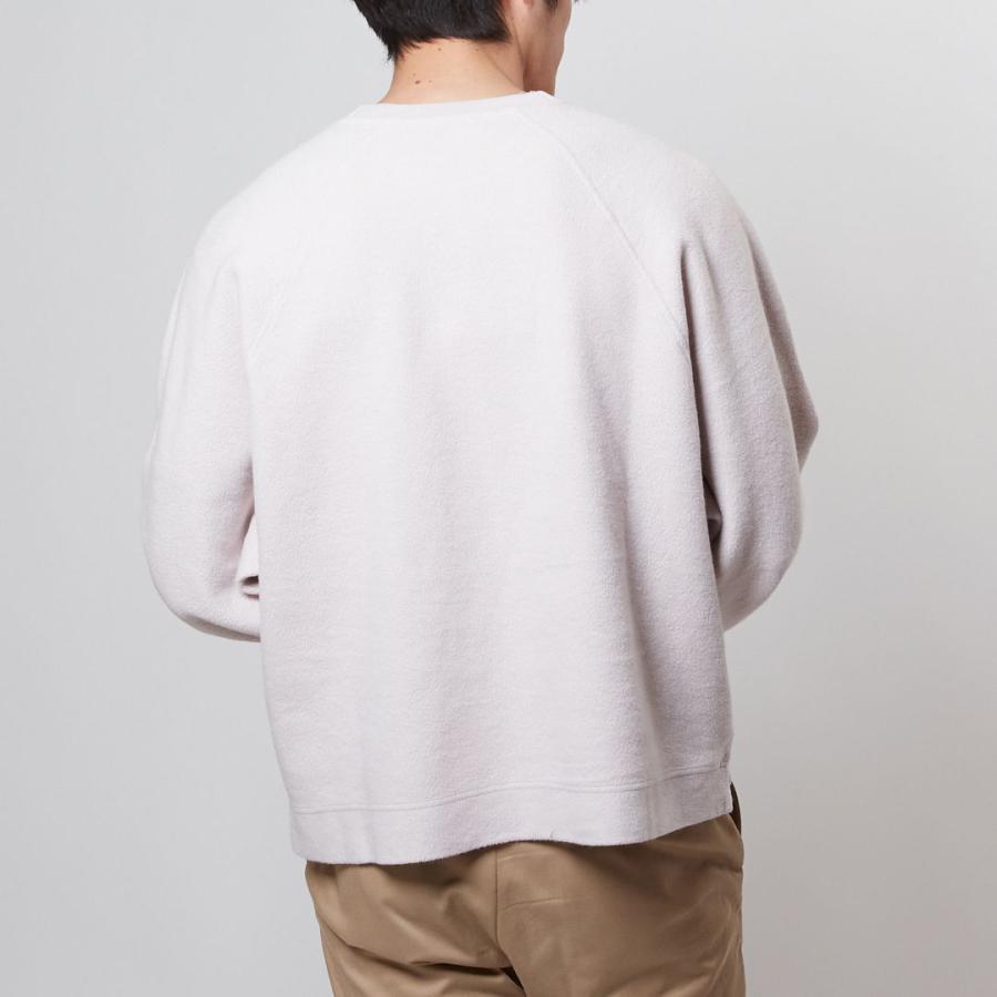 アクネストゥディオズ ACNE STUDIOS メンズ トレーナー オーバーサイズ BI0181 CSS PALE LILAC｜e-cross｜03