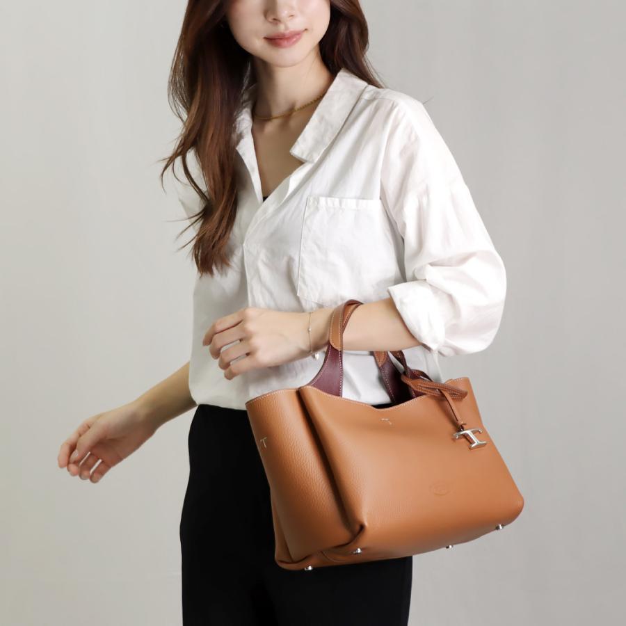 TOD'S トッズ TOD'S 2WAYバッグ レザーバッグ ミニ MINIサイズ T TOD'S トッズ TOD'S 2WAYバッグ レザーバッグ ミニ MINIサイズ T