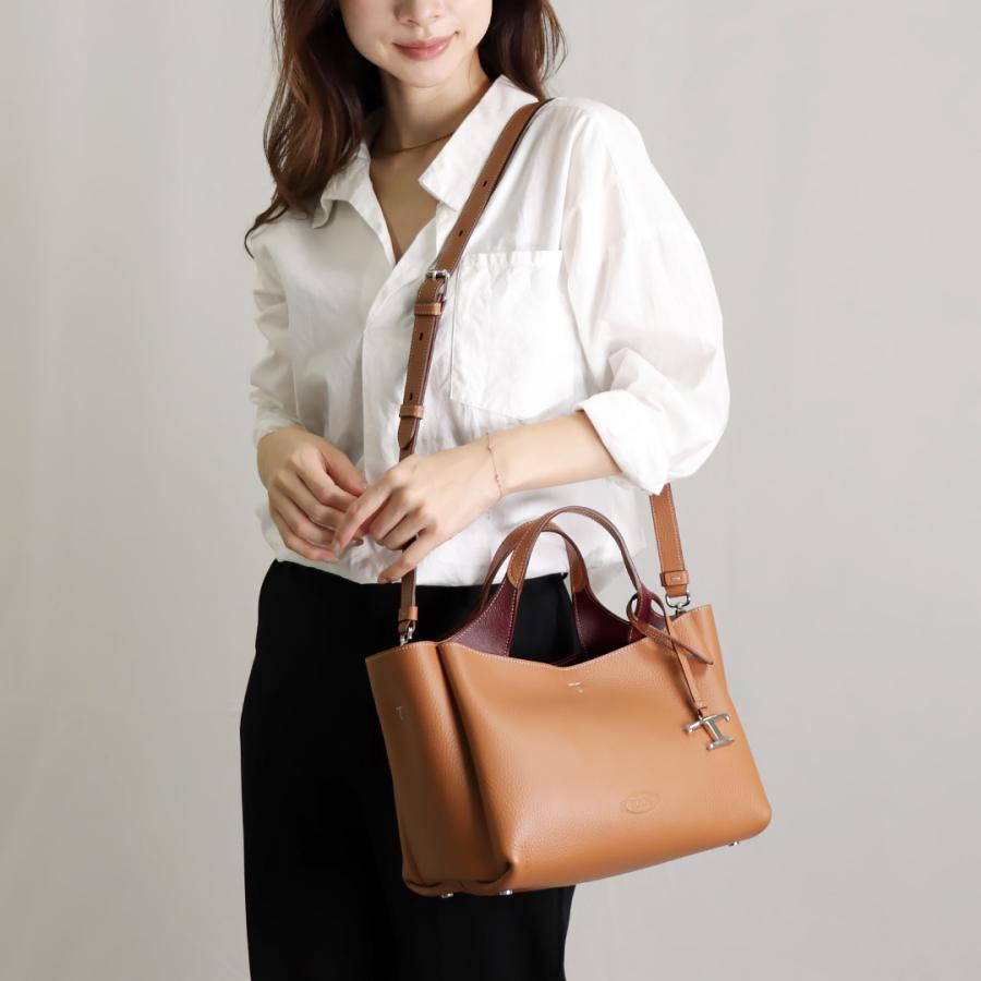 TOD'S トッズ TOD'S 2WAYバッグ レザーバッグ ミニ MINIサイズ T TOD'S トッズ TOD'S 2WAYバッグ レザーバッグ ミニ MINIサイズ T