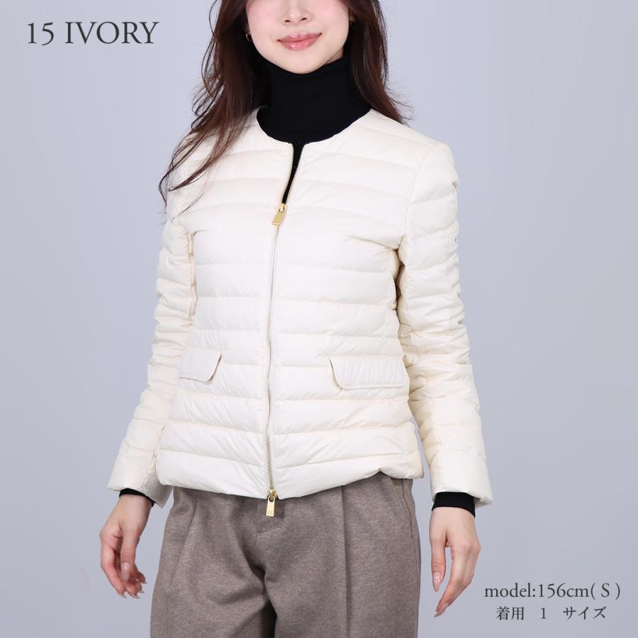 タトラス　アイボリー　ノーカラーダウンジャケット TATRAS タトラス NOKO ライトダウンジャケット アイボリー