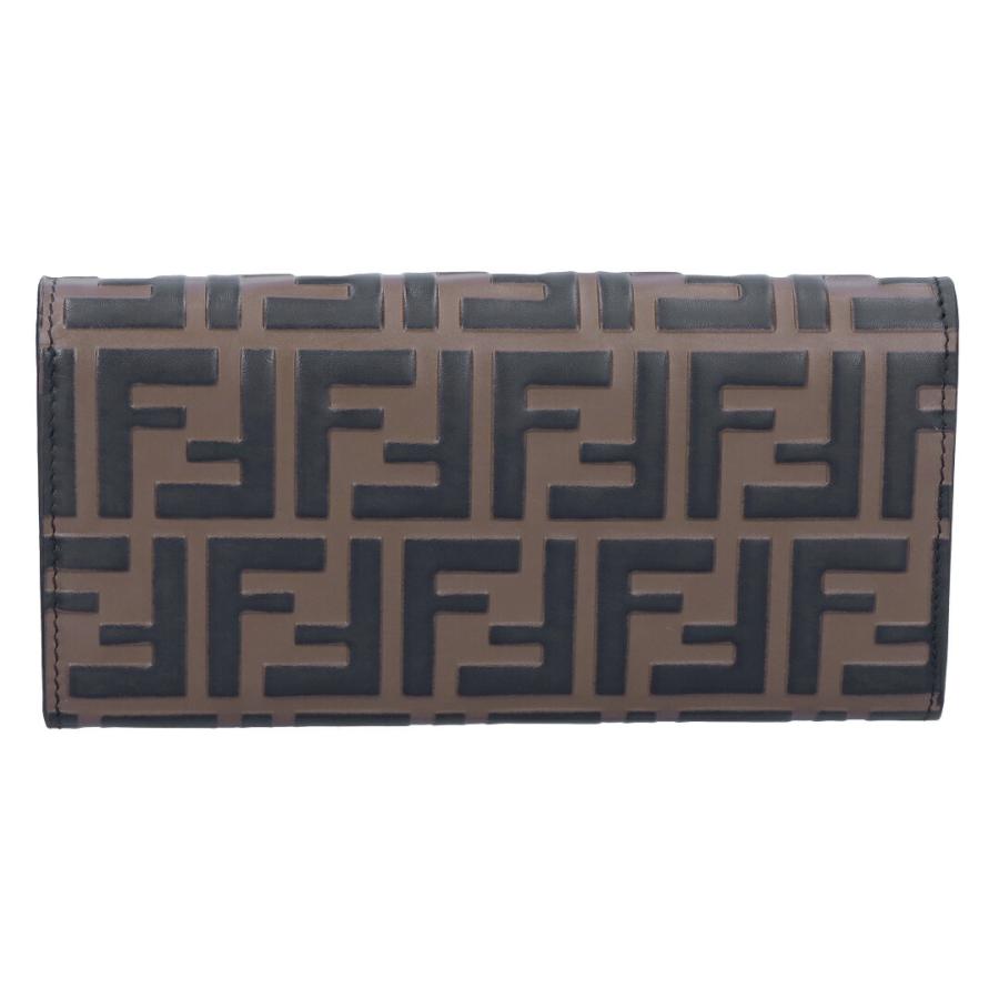 【美品】フェンディ 長財布 ダイアモンド コンチネンタル FFディテール FENDI 【並行輸入品】 フェンディ 財布 長財布 チェーン