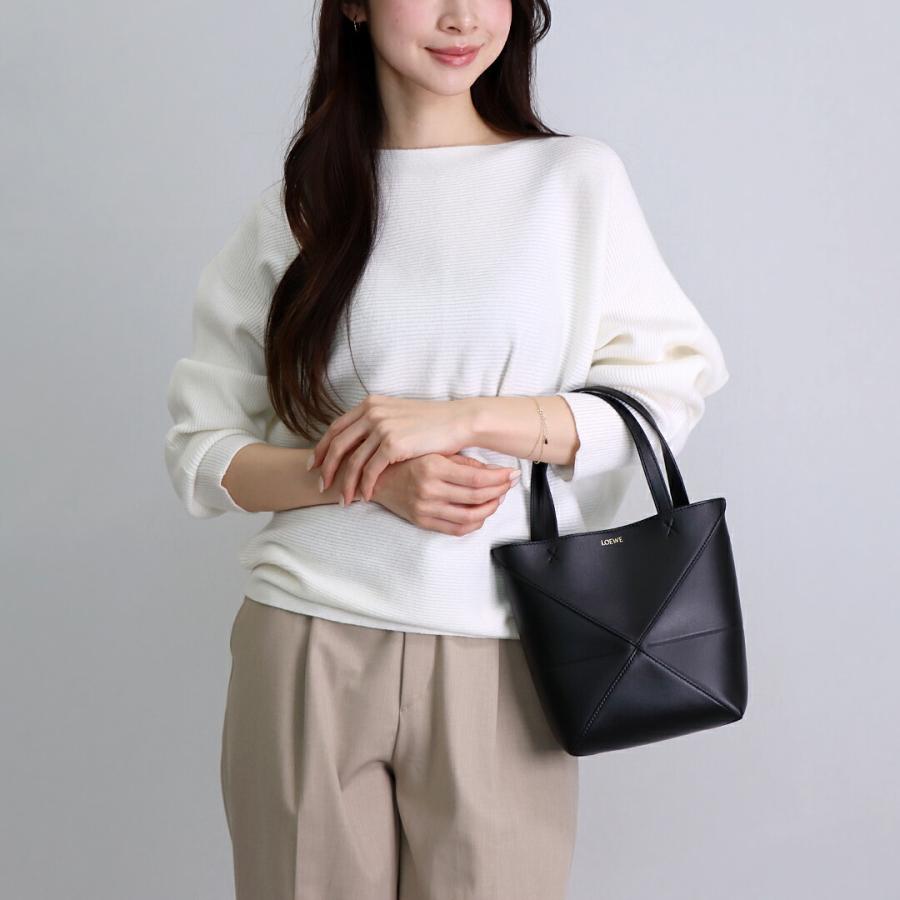 美品 ロエベ アナグラム パズルバッグ ミニ ハンドバッグ ショルダーバッグ 2WAY カーフ レディース LOEWE 【214-62469】 LOEWE - 美品 ロエベ アナグラム パズルバッグ ミニ ハンドバッグ