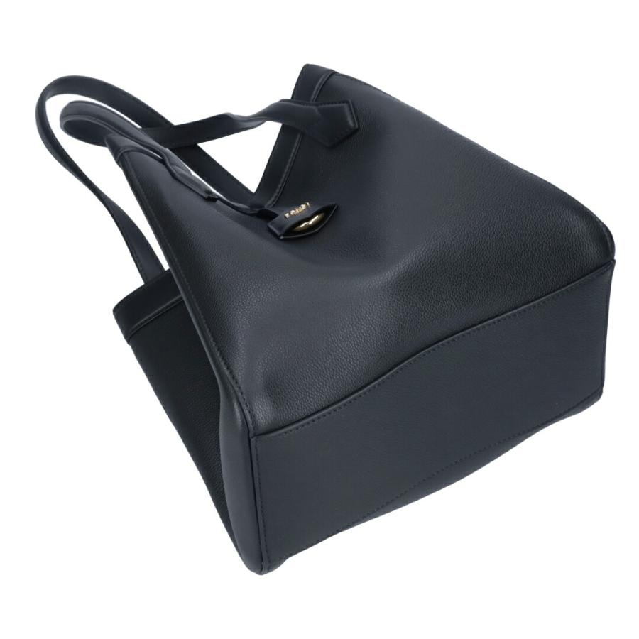 【美品】FENDI ブラックレザーバングル/箱付き 美品】FENDI ブラックレザーバングル/箱付き 美品】FENDI ブラック