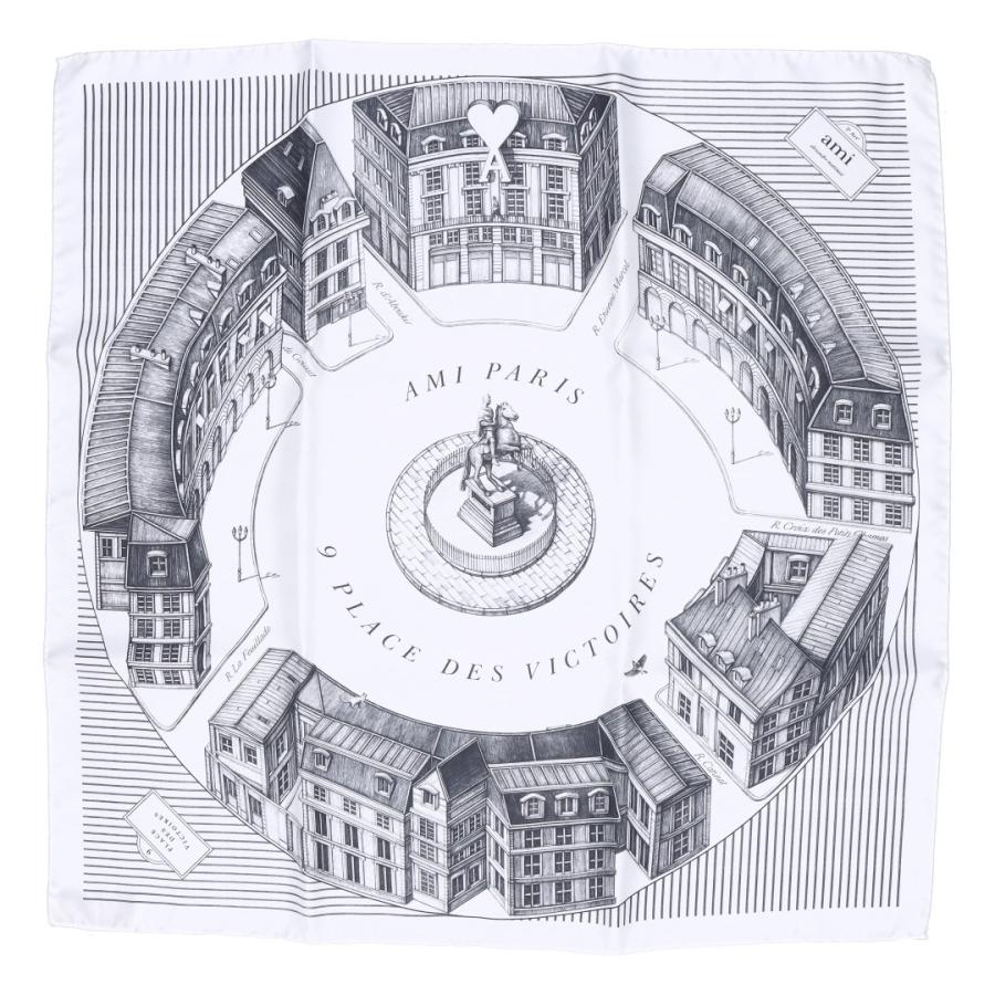 ami PLACE DES VICTOIRES シルクスカーフ AMI Alexandre Mattiussi 【並行輸入品】 アミパリス AMI PARIS