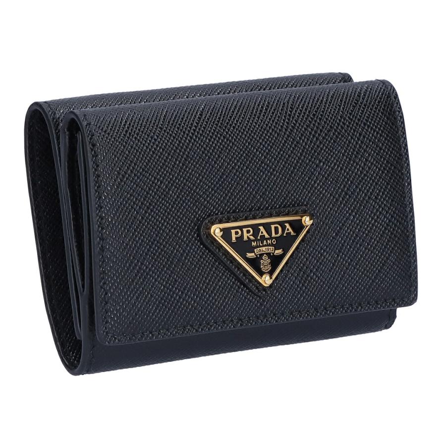 PRADA 【お取り寄せ】 【並行輸入品】 プラダ 折財布 三つ折り