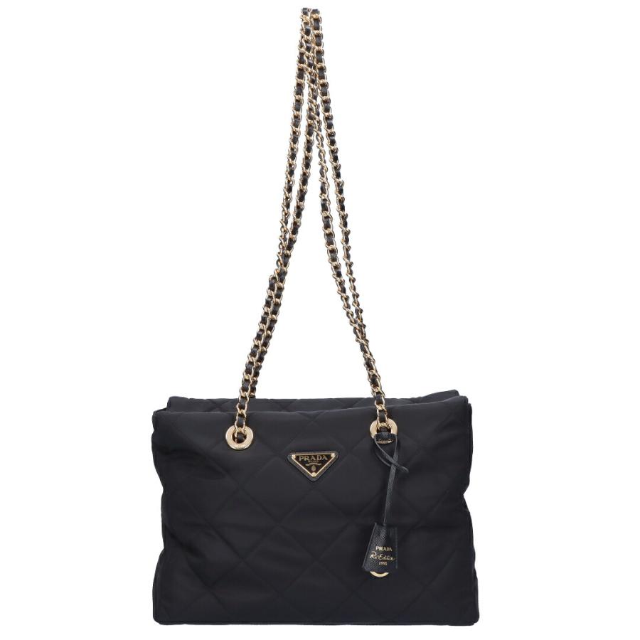 PRADA プラダ トートバッグ TESSUTO IMPUNTU 1BG529 2AOS F0002 NERO 