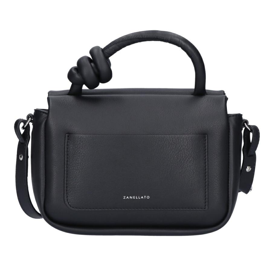 YR7　ZANELLATO ブラック ショルダーバッグ 保存袋付き ZANELLATO（ザネラート） 【並行輸入品】 ZANELLATO 2WAYバッグ ELLA S