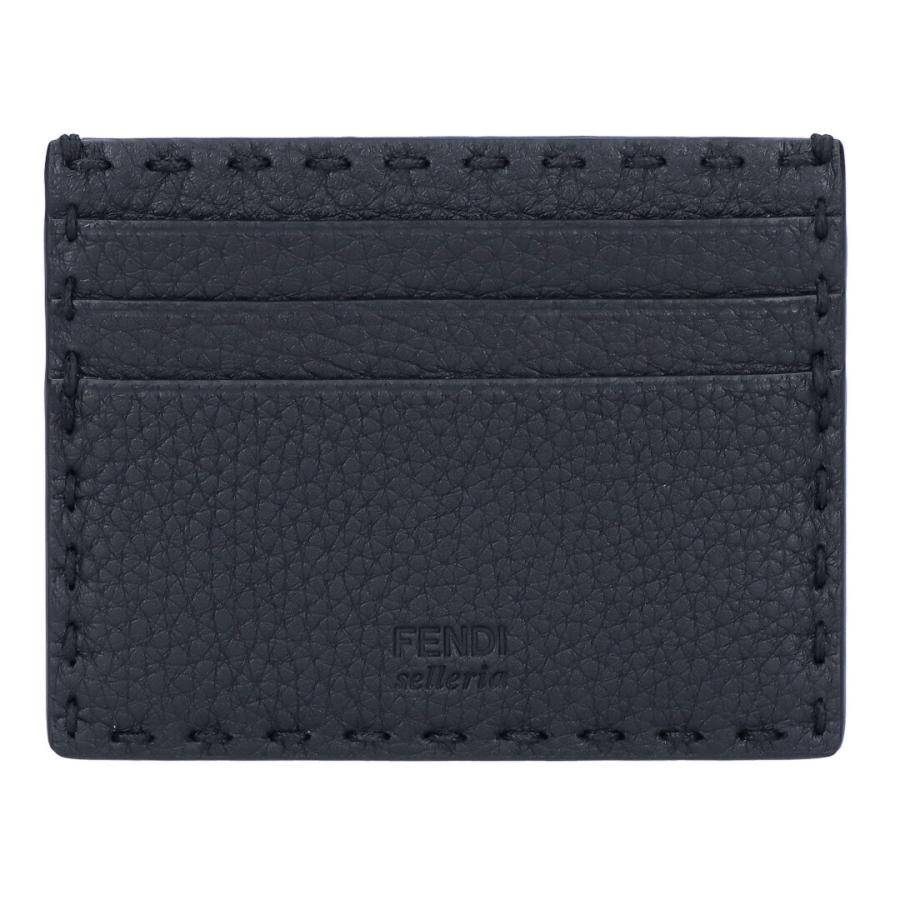 @ちてFENDIセレリアシリーズ ケース FENDI セレリア カードケース 名刺入れ レザー 黒 Selleria (FENDI