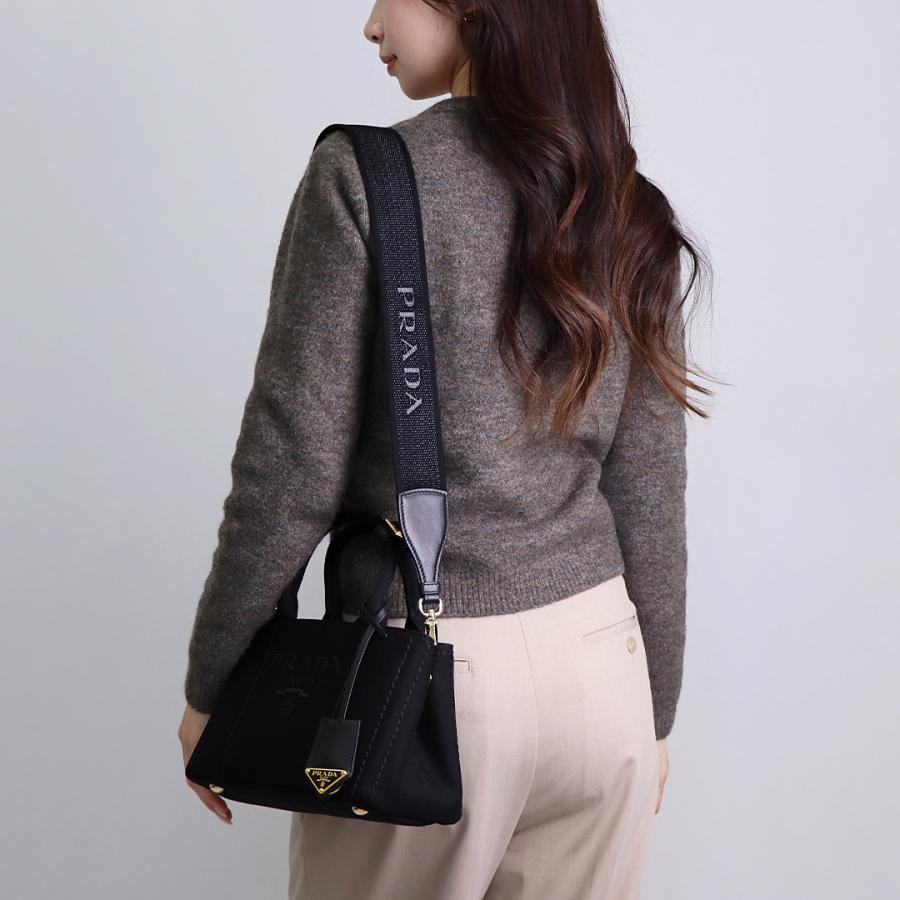 【美品】PRADA 2wayバッグ プラダ PRADA 2WAYバッグ BORSA A MANO 1BA038 2CYA 8OM F0002 NERO