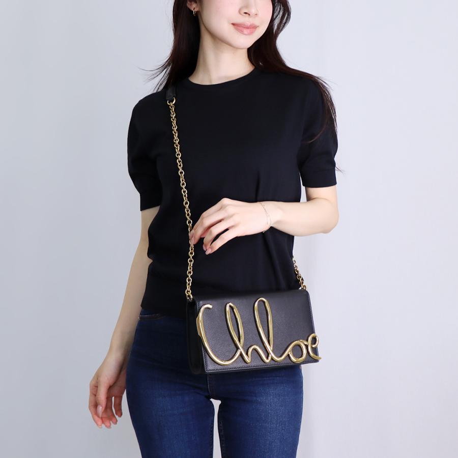 Chloé ネイビー ボディバッグ Chloe Blue Pebbled leather Medium Marcie Crossbody Bag | Yoogi's