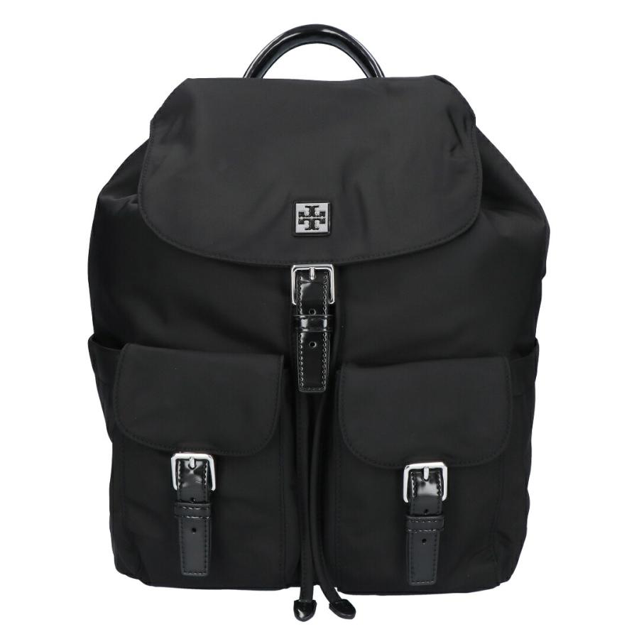 【並行輸入品】 トリーバーチ TORY BURCH バッグ リュックサック バックパック VIRGINIA ヴァージニア 169165 001 BLACKの画像