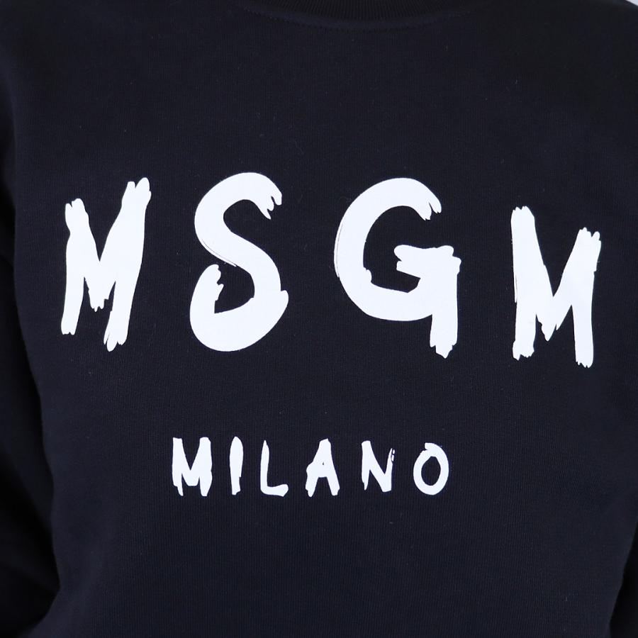 【並行輸入品】 エムエスジーエム MSGM キッズ レディース ロゴ トレーナー スウェット JUSW018 UNI 裏起毛 | MSGM | 03