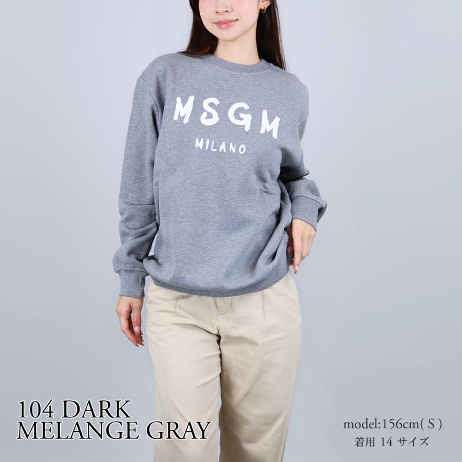 【並行輸入品】 エムエスジーエム MSGM キッズ レディース ロゴ トレーナー スウェット JUSW018 UNI 裏起毛 | MSGM | 07