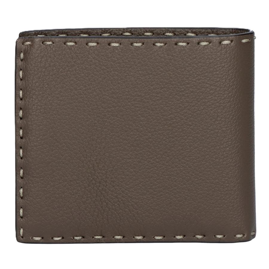 新品 FENDI フェンディ セレリア レザー 二つ折り財布 札入れ FENDI セレリア 二つ折り財布 / ウォレット ブラック 本革レザー