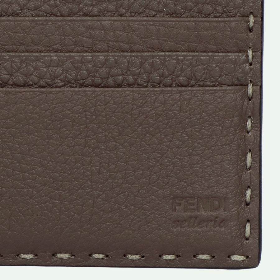新品 FENDI フェンディ セレリア レザー 二つ折り財布 札入れ FENDI セレリア 二つ折り財布 / ウォレット ブラック 本革レザー
