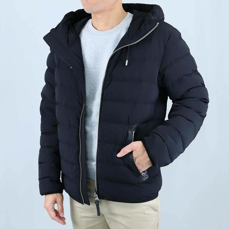 【並行輸入品】 マッカージュ MACKAGE メンズジャケット メンズダウンジップアップ フーディ JACK-Z C0001 BLACKの画像