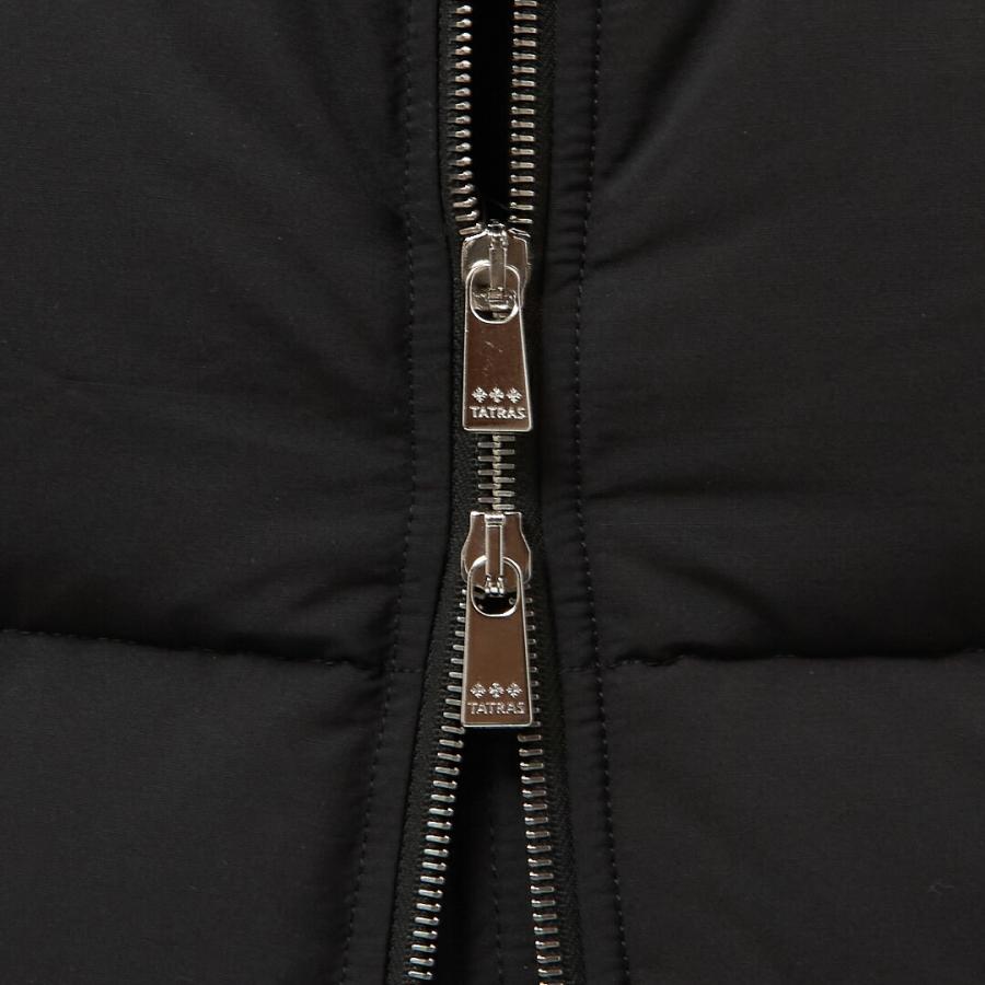 【並行輸入品】 タトラス TATRAS メンズ ダウンジャケット フルジップ フーディ DINANDO ディナンド MJXA0035013588 01BLACKの画像