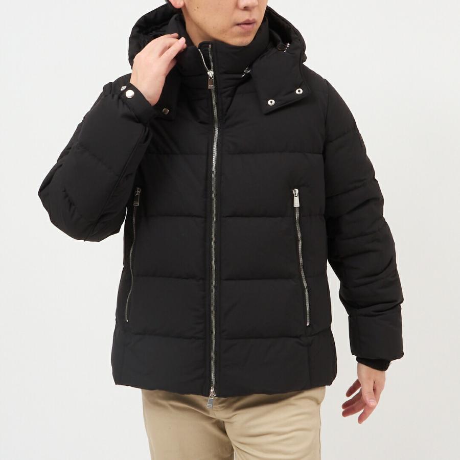 【並行輸入品】 タトラス TATRAS メンズ ダウンジャケット フルジップ フーディ DINANDO ディナンド MJXA0035013588 01BLACKの画像