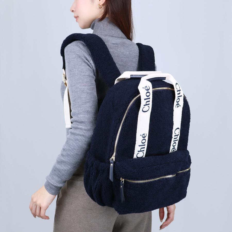 Chloé クロエ ネイビー バックパック リュック　ナイロン Chloe（クロエ） 【並行輸入品】 バッグ リュックサック バックパック