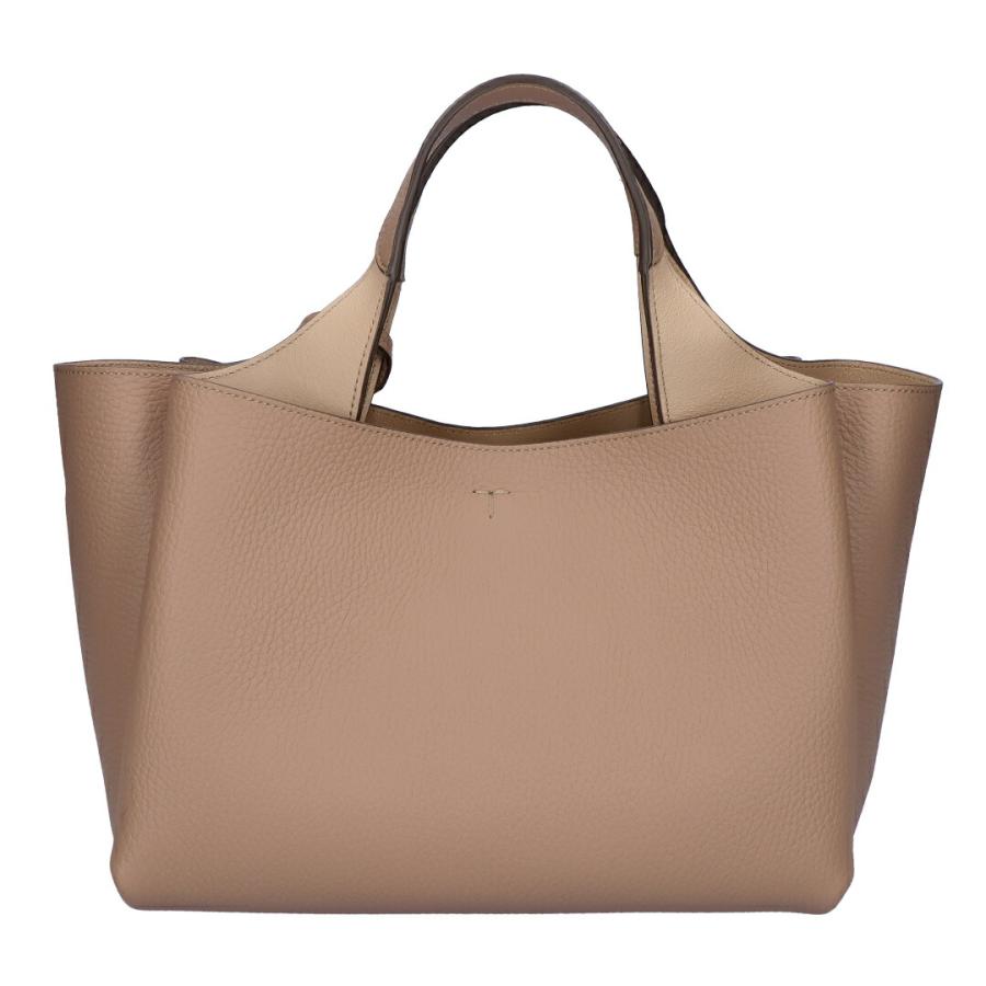 トッズ Tタイムレス レザー 2WAYハンドバッグ ベージュ TOD'S（トッズ） 【並行輸入品】 TODS 2WAYバッグ レザー バッグ T