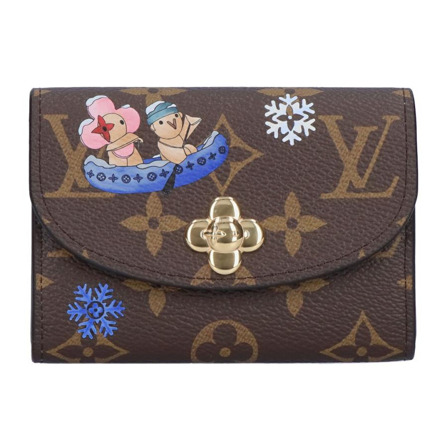 未使用級 ルイヴィトン ポルトフォイユ フラワー コンパクト モノグラム 折財布 LOUIS VUITTON（ルイ・ヴィトン） モノグラム ポルトフォイユ フラワー