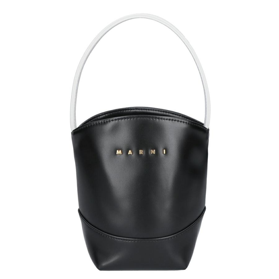 MARNI バケツ型かごバッグ ブラック MARNI（マルニ） 【並行輸入品】 ハンドバッグ バケツバッグ キッズ