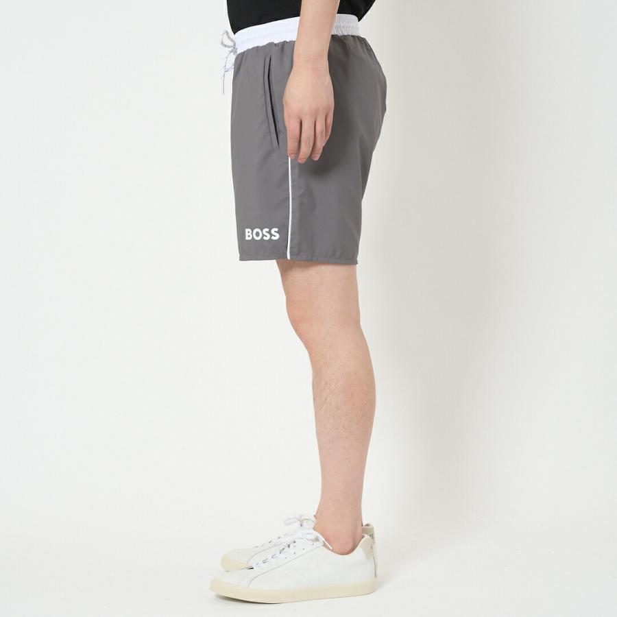 【並行輸入品】 ヒューゴボス HUGO BOSS ショートパンツ ビーチウェア 水着 水陸両用 クイックドライ スイムショーツ ロゴプリント 50514429 STARFISH_1