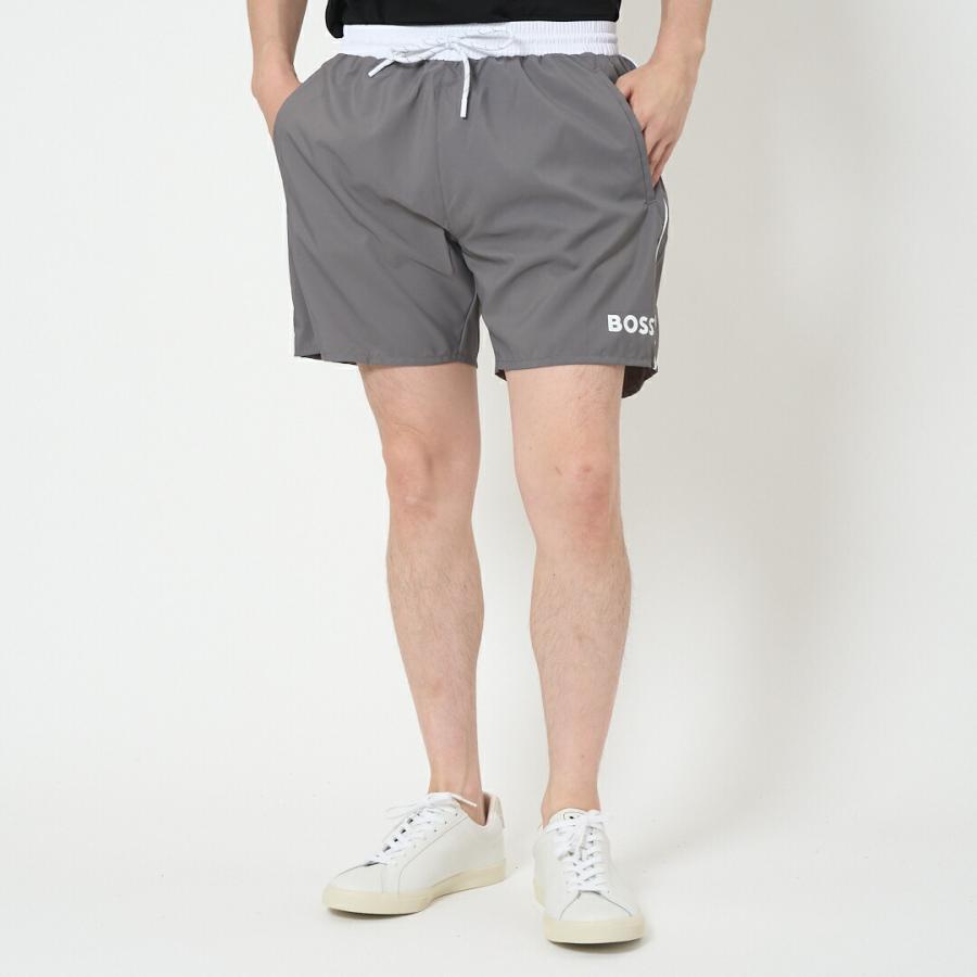 【並行輸入品】 ヒューゴボス HUGO BOSS ショートパンツ ビーチウェア 水着 水陸両用 クイックドライ スイムショーツ ロゴプリント 50514429 STARFISH_9
