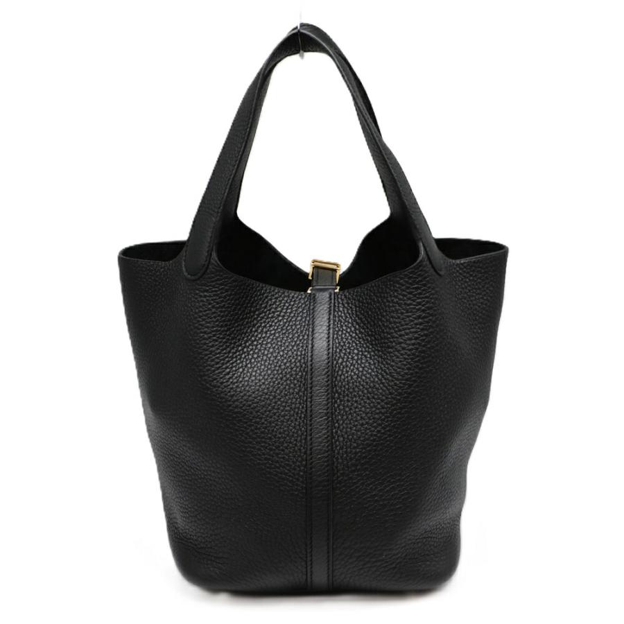 【お取り寄せ】 【並行輸入品】 【リユース品】 エルメス HERMES バッグ ハンドバッグ ピコタンロック MM ブラックの画像