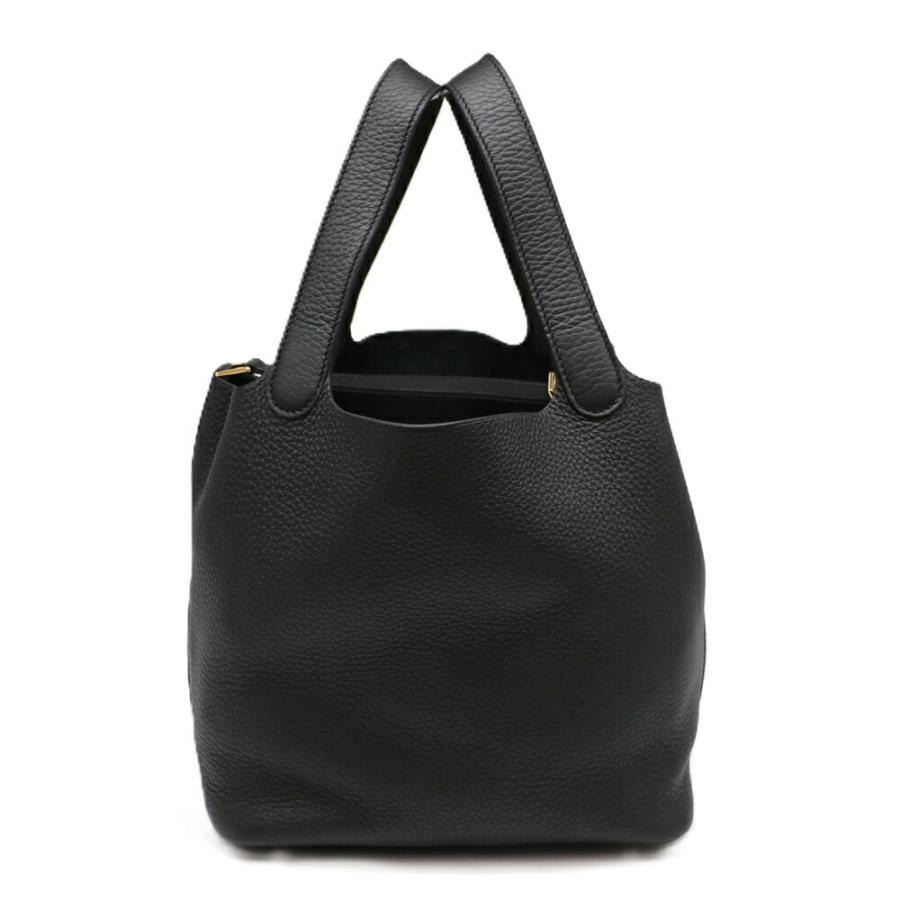 【お取り寄せ】 【並行輸入品】 【リユース品】 エルメス HERMES バッグ ハンドバッグ ピコタンロック MM ブラックの画像