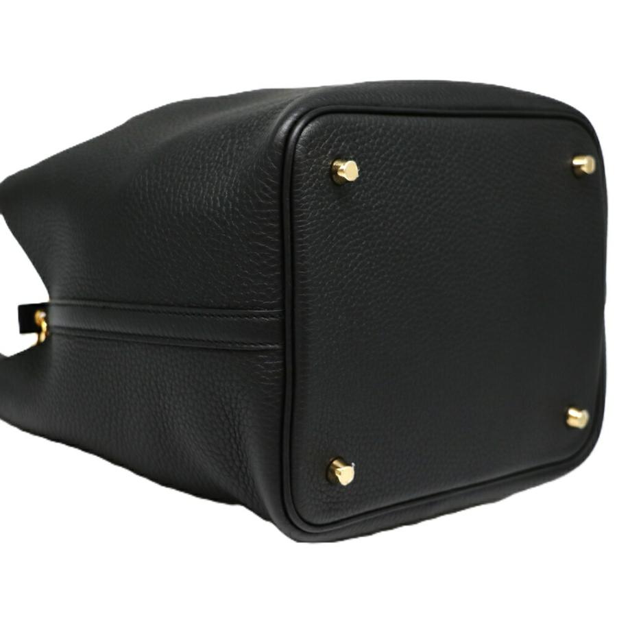 【お取り寄せ】 【並行輸入品】 【リユース品】 エルメス HERMES バッグ ハンドバッグ ピコタンロック MM ブラックの画像