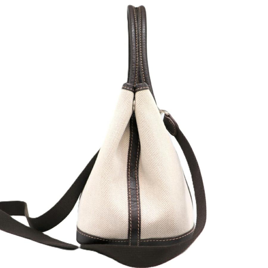 【お取り寄せ】 【リユース品】 エルメス HERMES バッグ ハンドバッグ ガーデンパーティTPM アイボリー系