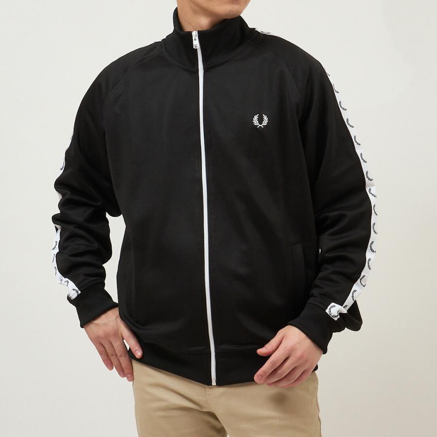 フレッドペリー トラックジャケット J4620-198 BLACK Taped Track Jacket(S 198：BLACK): | FRED PERRY JAPAN