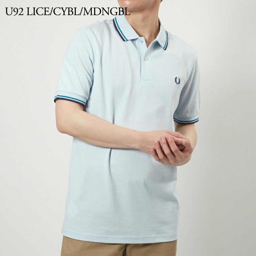 FRED PERRY ポロシャツ [M3600]  U92 LICE/C FRED PERRY フレッドペリー メンズ 半袖ポロシャツ ワンポイント