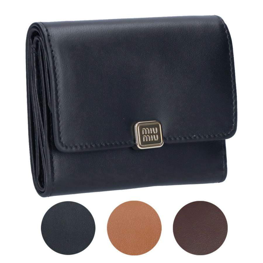miu miu（ミュウミュウ） 【お取り寄せ】 【並行輸入品】 折財布 三
