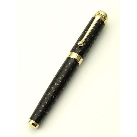 アウロラ（文具） アウロラ 万年筆 津軽塗 紋紗 (黄金) 「限定品