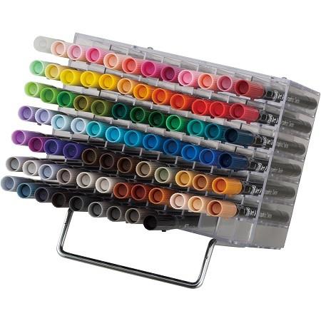 新品/呉竹 ZIG アート&グラフィックツインマーカー80色 呉竹 マーカーペン ZIG アート＆グラフィックツイン 80色+ブレンダー