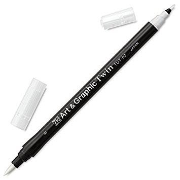 呉竹 マーカーペン ZIG アート＆グラフィックツイン 80色+ブレンダー