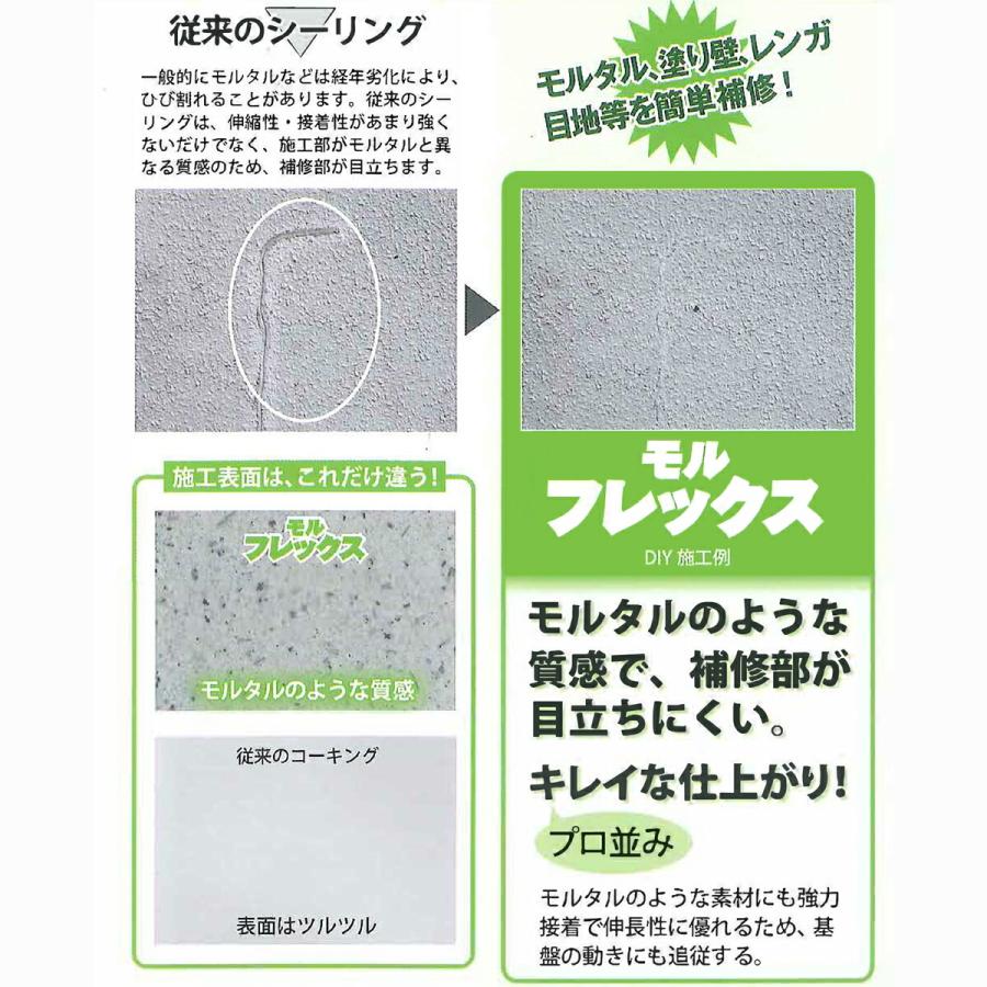 コーキング モル・フレックス ベージュ 310ml ×12本 Mor-Flexx 10.5fl