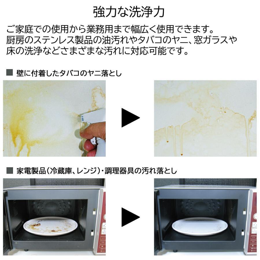 クリーナー ABCクリーナーハイパー 20L ABCH20L ABC商会 万能クリーナー 万能洗剤 マルチクリーナー 洗剤 掃除 洗浄 抗菌 消臭 アルカリイオン水_3