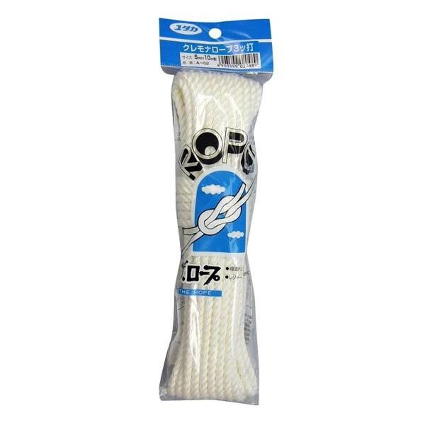 ユタカメイク クレモナロープ(3ツ打) 5mm×10m A52 4903599020489edaiku(イー