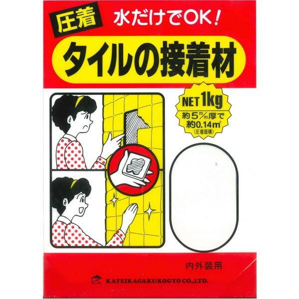 家庭化学工業 接着剤 タイルの接着材 ホワイト 1kg ×6袋 家庭化学 強力